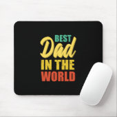 Father Gift | Bester Vater in der Welt Mousepad (Mit Mouse)