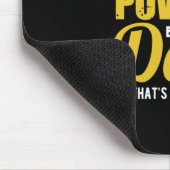 Father Gift | Ich habe Super Power Vater Mousepad (Ecke)