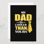Father Gift | Mein Vater ist Cooler Einladung (Vorne/Hinten)
