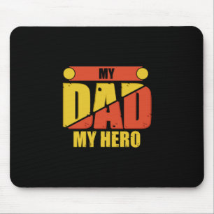 Father Gift   Mein Vater Mein Held Mousepad