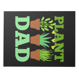 Father Gift Pflanze Vater Gardener Notizblock