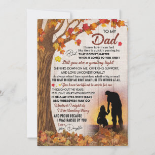 Father Gift To My Dad I Know How It Dankeskarte