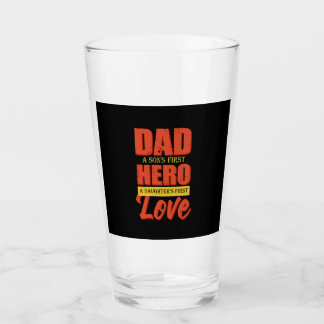 Father Gift | Vater Hero Liebe Glas