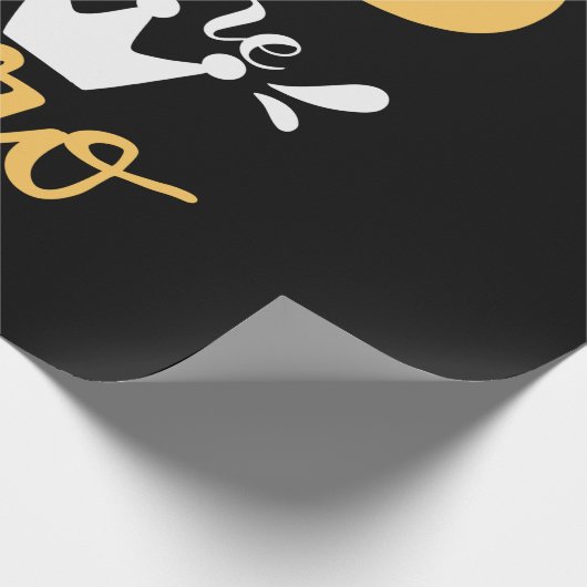 Father Gift Vater Sie sind Held Geschenkpapier (Ecke)