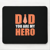 Father Gift | Vater Sie sind mein Held Mousepad (Vorne)