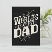 Father Gift Worlds Tokest Vater Save The Date (Stehend Vorderseite)