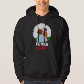 Father Goals Aeorospace Hobby for a Model Rocket F Hoodie (Vorderseite)