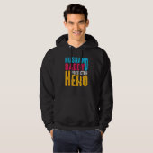 Father Husband Daddy Protector Hero Dad Father s D Hoodie (Vorne ganz)