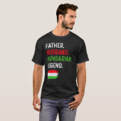 Father Husband Hungarian Legend Proud Dad Hungary T-Shirt (Vorne ganz)