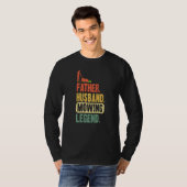 Father Husband Mowing Legend T-Shirt (Vorne ganz)