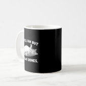 Father, I Am But Skin And Bones Funny Cat Dad Cat Kaffeetasse (Vorderseite Links)