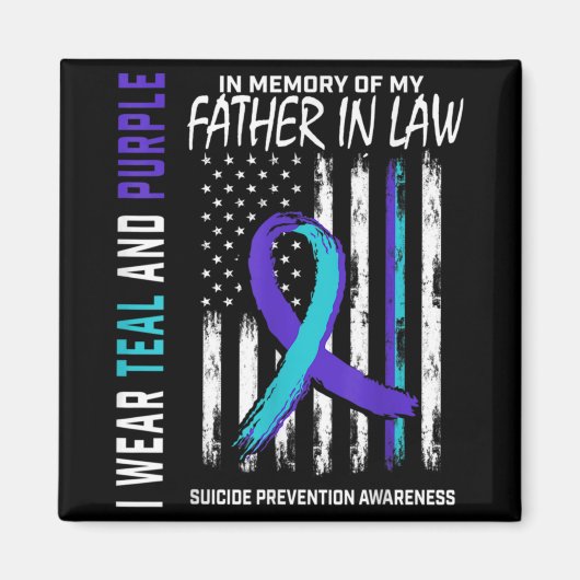 Father In Law Suicide Awareness Prevention America Magnet (Vorne)