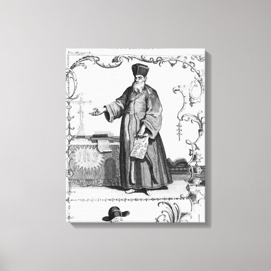 Father Matteo Ricci Leinwanddruck (Vorderseite)