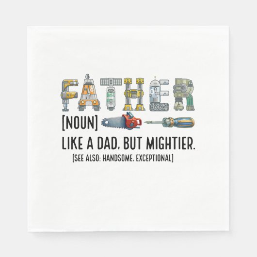 Father Noun Serviette (Vorderseite)