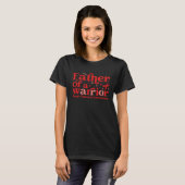 Father of a Warrior Heart Disease Awareness Red Ri T-Shirt (Vorne ganz)
