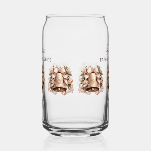 Father of Bride Soda Glass Dosenglas (Links)