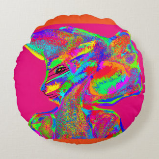 Father of the Animal Kingdom Rundes Kissen