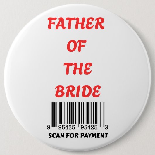 Father of the Bride  Button (Vorderseite)