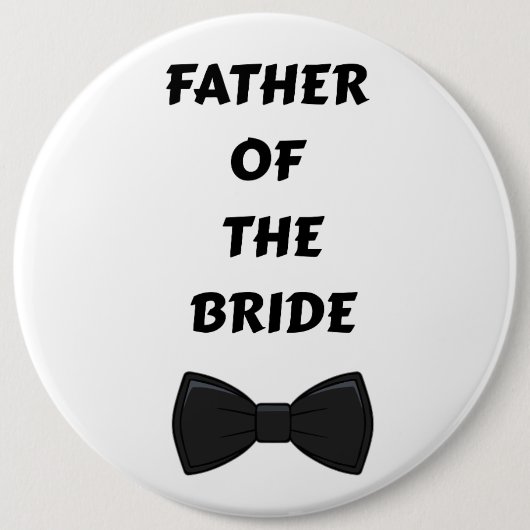 Father of the Bride Button (Vorderseite)