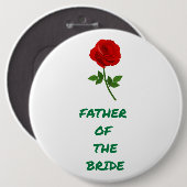 Father of the Bride Button (Vorne & Hinten)