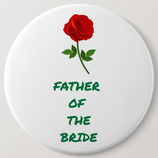 Father of the Bride Button (Vorderseite)