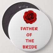 Father of the Bride Button (Vorne & Hinten)