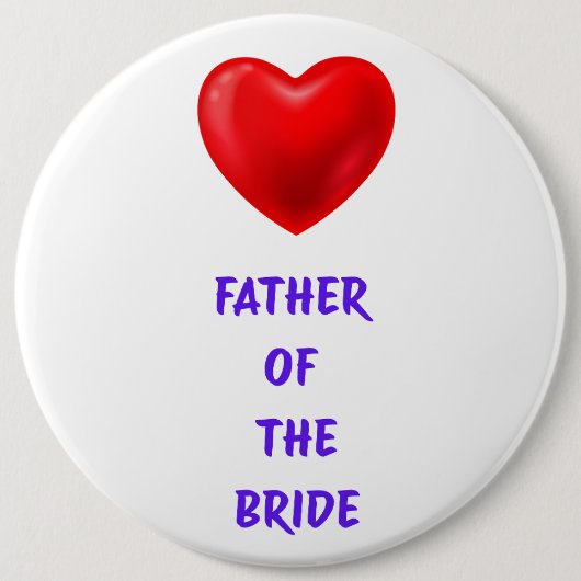 Father of the Bride Button (Vorderseite)