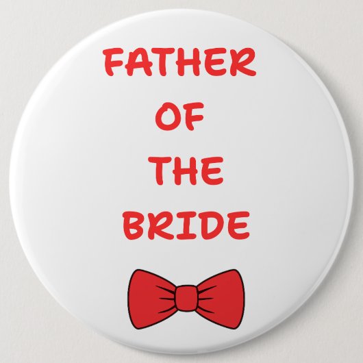 Father of the Bride Button (Vorderseite)