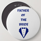 Father of the Bride Button (Vorne & Hinten)