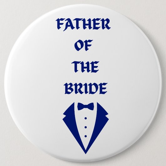 Father of the Bride Button (Vorderseite)