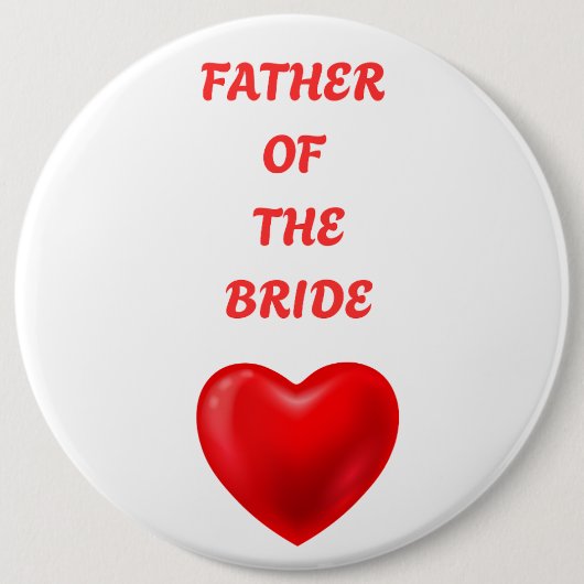 Father of the Bride Button (Vorderseite)