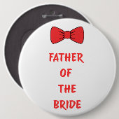 Father of the Bride Button (Vorne & Hinten)