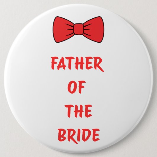 Father of the Bride Button (Vorderseite)
