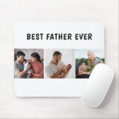 Father Photo Collage Custom Giant Mousepad (Mit Mouse)