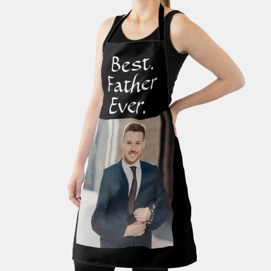 Father Photo Collage Custom Giant Schürze (InSitu)