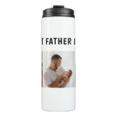 Father Photo Collage Custom Giant Thermosbecher (Vorderseite)