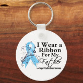 Father Prostate Cancer Ribbon Schlüsselanhänger (Vorderseite)