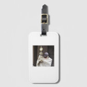 Father Robert Sarah Gepäckanhänger (Vorderseite Vertikal)