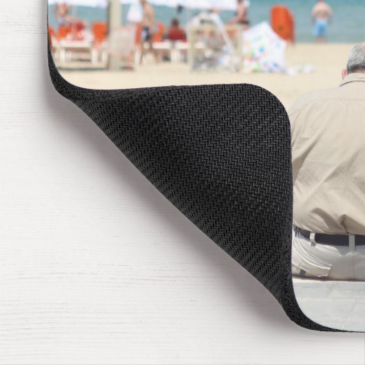 Father’s Day #1 Grandpa Custom Foto Mousepad (Ecke)