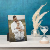 Father’s Day Dad & Baby Personalized Photo Gift Fotoplatte (Seite)