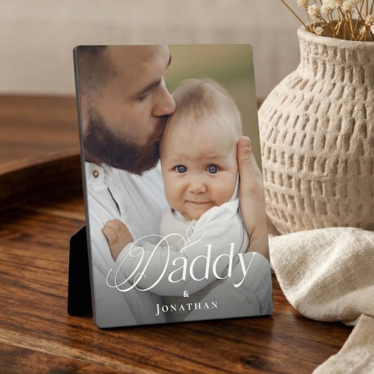 Father’s Day Daddy & Baby Personalized Photo Gift Fotoplatte