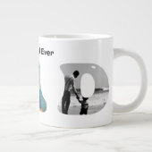 Father’s Day Gift for Dad \ Best Dad Ever Jumbo-Tasse (Rechts)