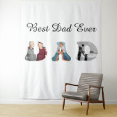 Father’s Day Gift for Dad \ Best Dad Ever Wandteppich (Beispiel)