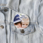 Father’s Day Gift for Dad | Custom Photo & Name Button (Beispiel)
