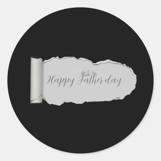 Father’s Day Gift for Dad Runder Aufkleber (Vorderseite)