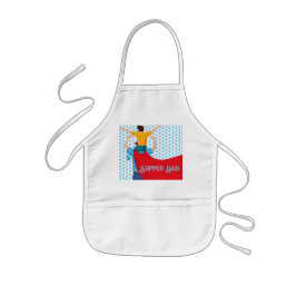 Father’s Day Gift for Supper Dad Apron Kinderschürze