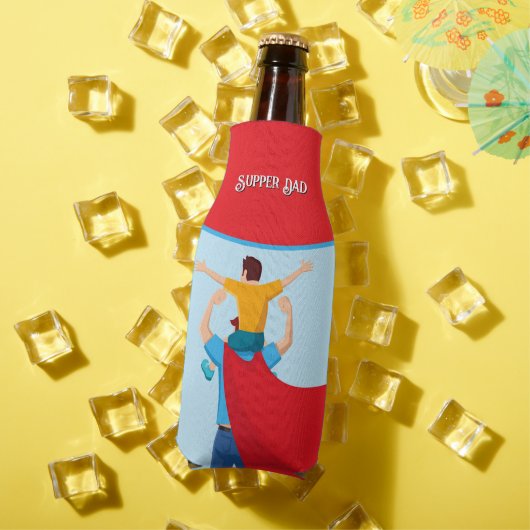 Father’s Day Gift for Supper Dad Flaschenkühler (In Situ Sommer)