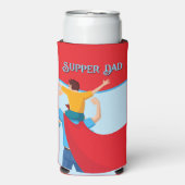 Father’s Day Gift for Supper Dad Selters Dosenkühler (Seltzer Vorderseite)