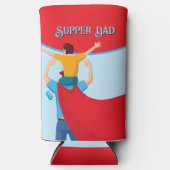 Father’s Day Gift for Supper Dad Selters Dosenkühler (Vorderseite)