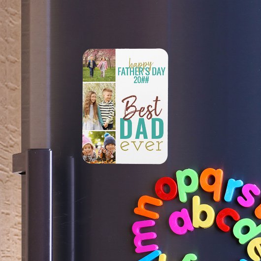 Father’s Day Keepsake 3 Foto Magnet